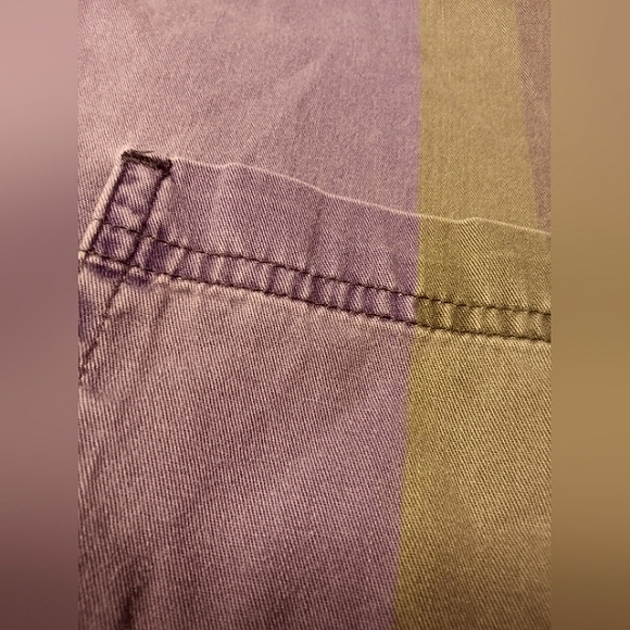 XXL UO '90s College Stripe Short Sleeve Button-Down Shirt - Picture 6 of 10